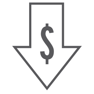Icon of a down pointing arrow. Bank On accounts are low cost and have minimal fees.