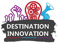 Destination Innovation logo. 