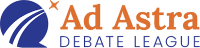 Ad Astra Debate League logo.