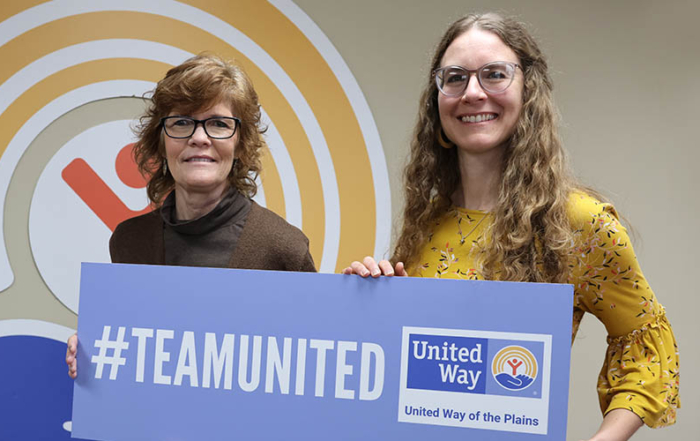 Heather Pierce, United Way 211 Coordinator, welcomes Danette Tipton as the new 211 Database Manager.
