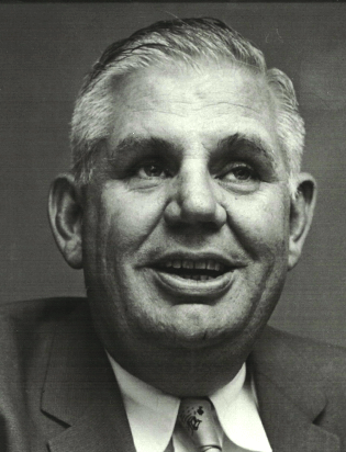 Headshot of Glen Gardner, United Way Executive Director, 1951-1952. 